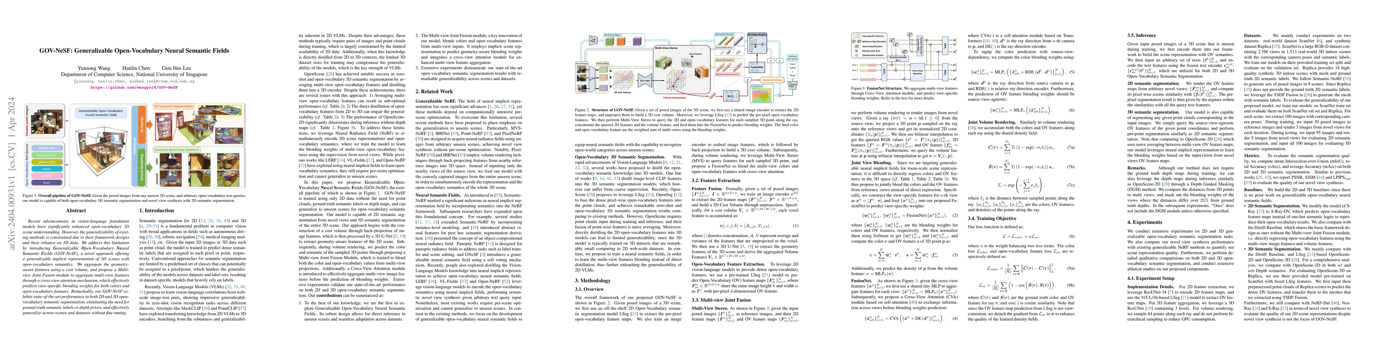 Thumbnail for GOV-NeSF: Generalizable Open-Vocabulary Neural Semantic Fields
