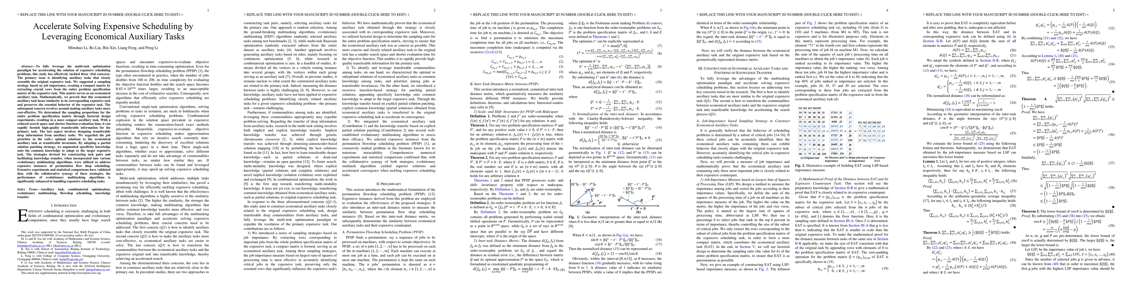 Thumbnail for Accelerate Solving Expensive Scheduling by Leveraging Economical
  Auxiliary Tasks