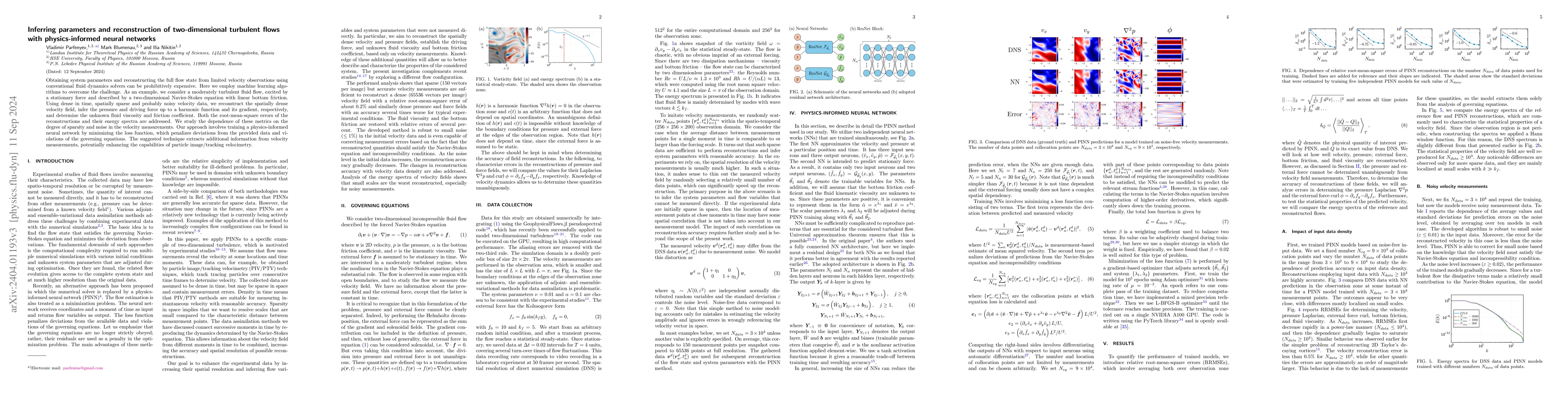 Thumbnail for Enhancing capabilities of particle image/tracking velocimetry with
  physics-informed neural networks