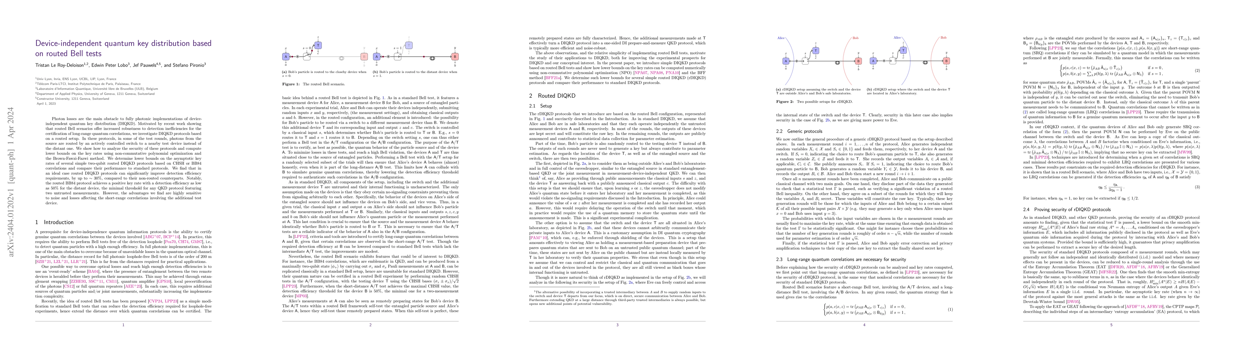 Thumbnail for Device-independent quantum key distribution based on routed Bell tests