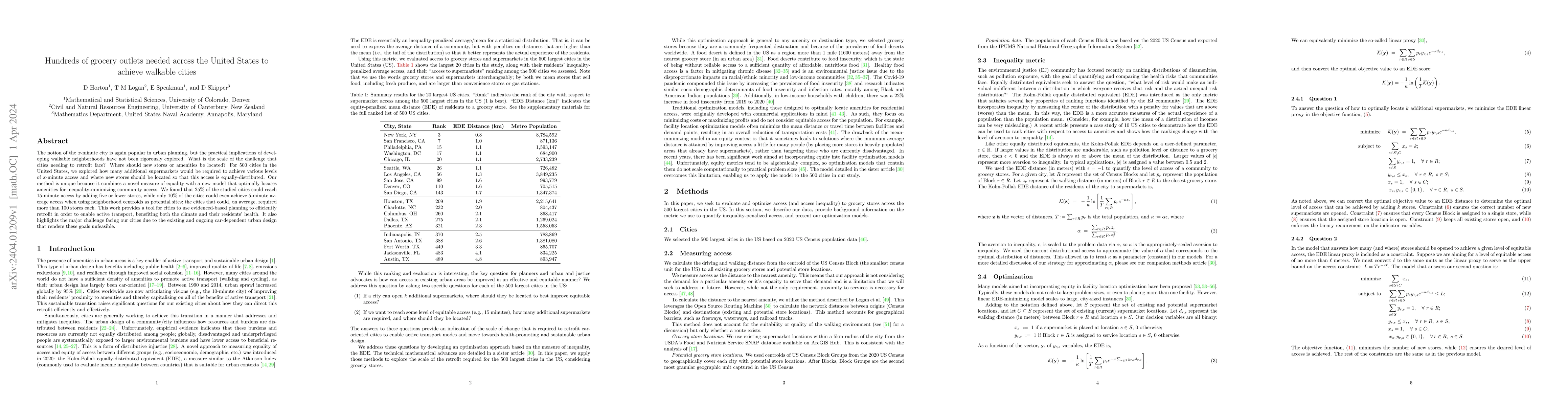 Thumbnail for Hundreds of grocery outlets needed across the United States to achieve
  walkable cities