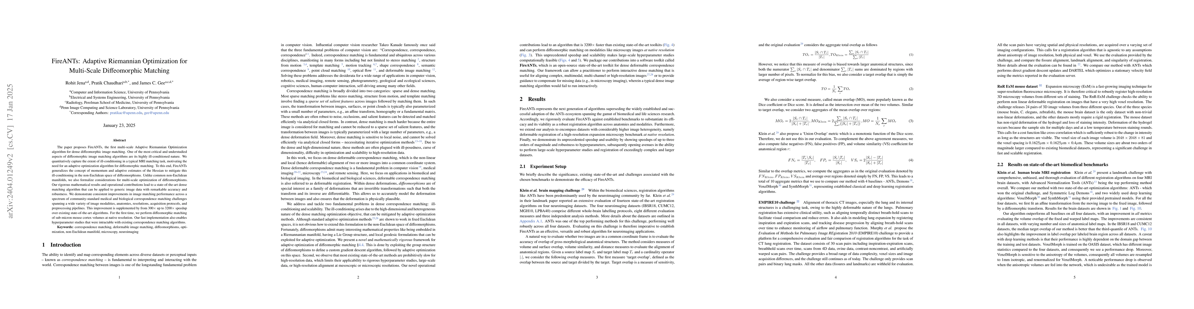 Thumbnail for FireANTs: Adaptive Riemannian Optimization for Multi-Scale Diffeomorphic
  Registration