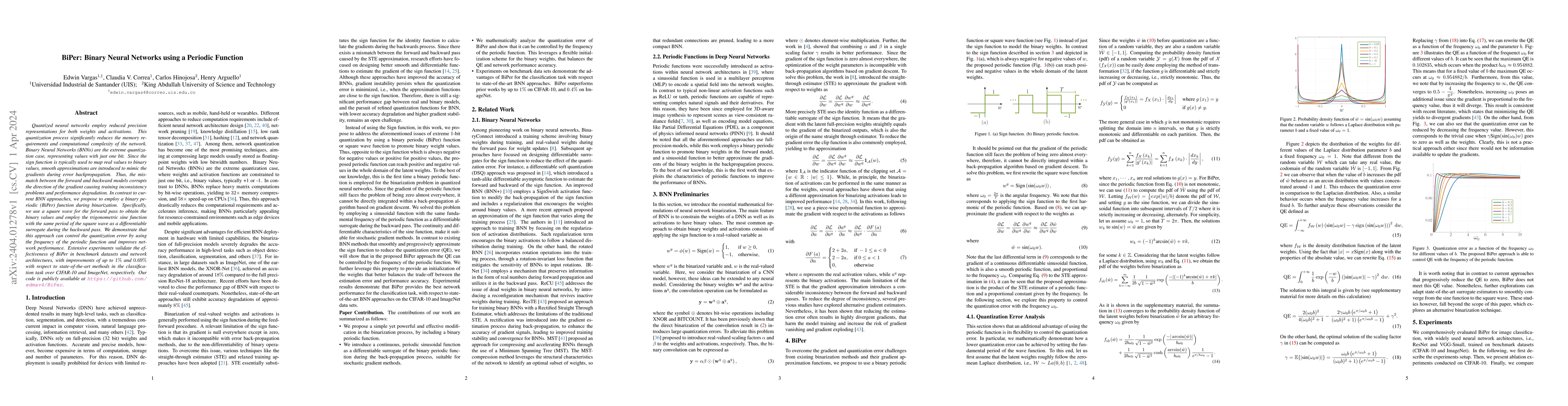 Thumbnail for BiPer: Binary Neural Networks using a Periodic Function