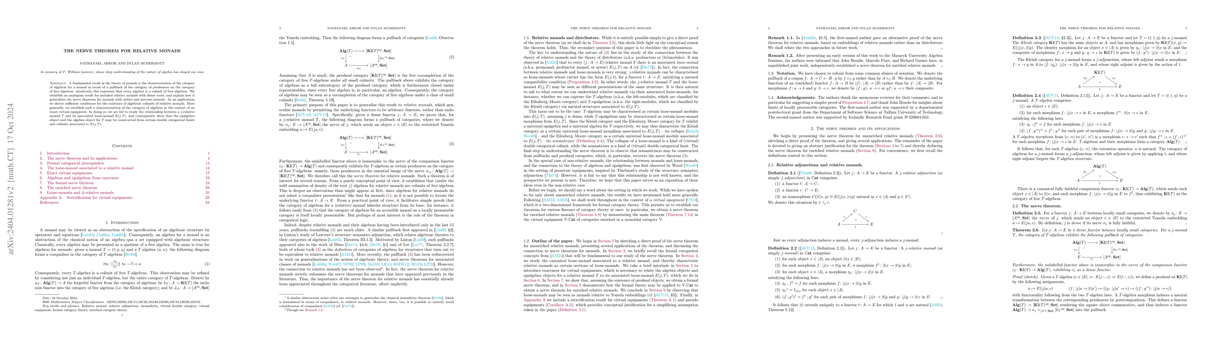 Thumbnail for The pullback theorem for relative monads