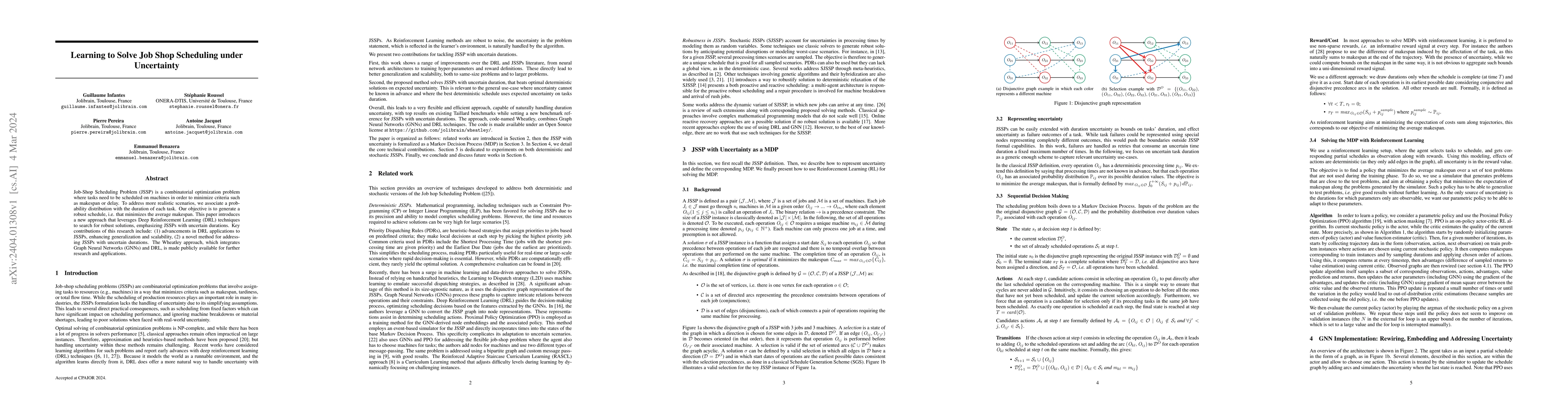 Thumbnail for Learning to Solve Job Shop Scheduling under Uncertainty