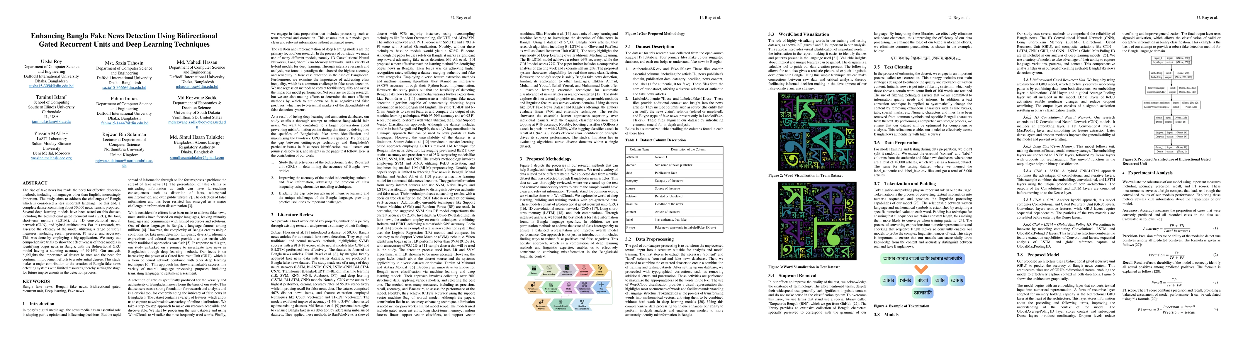 Thumbnail for Enhancing Bangla Fake News Detection Using Bidirectional Gated Recurrent
  Units and Deep Learning Techniques