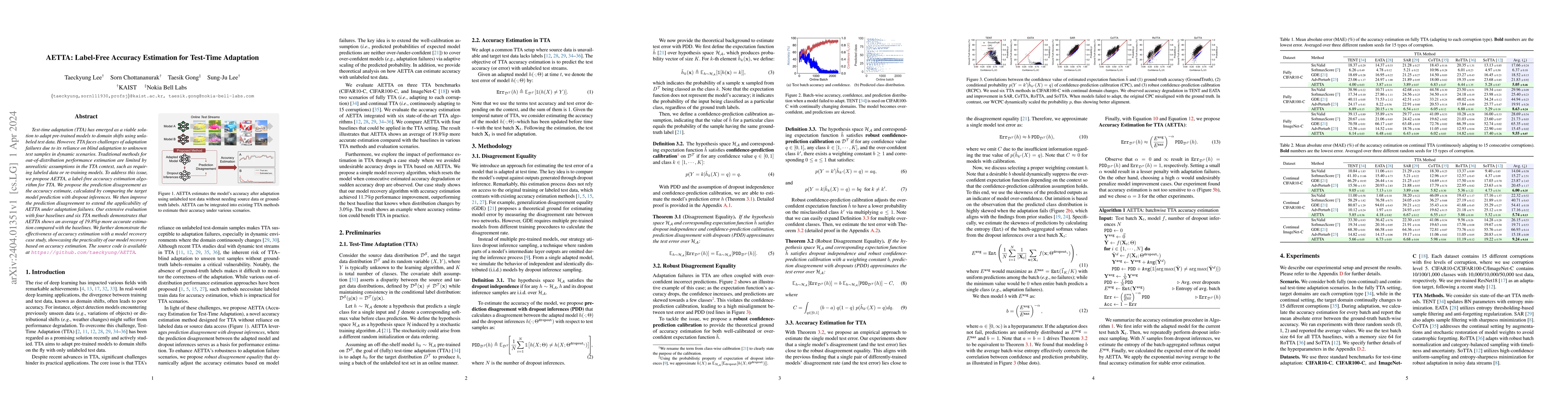 Thumbnail for AETTA: Label-Free Accuracy Estimation for Test-Time Adaptation