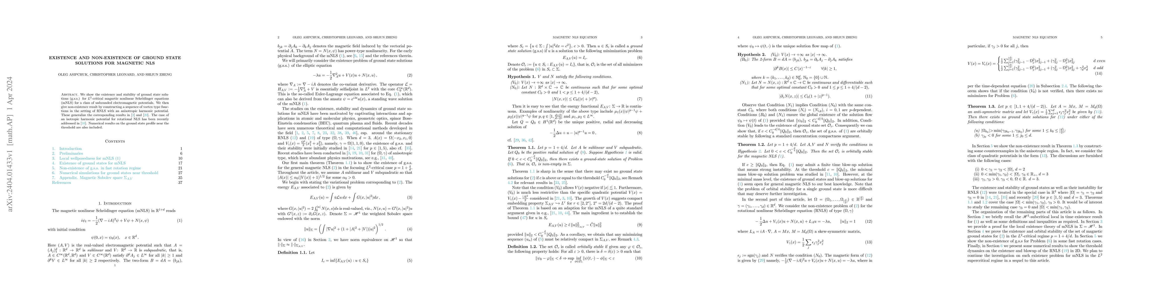 Thumbnail for Existence and non-existence of ground state solutions for magnetic NLS