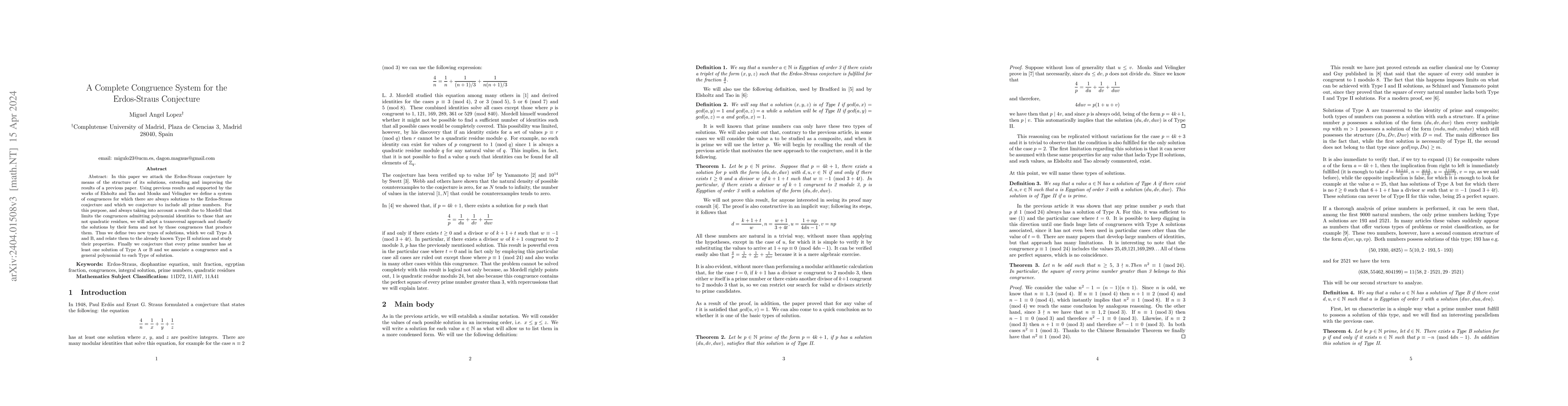 Thumbnail for A Complete Congruence System for the Erdos-Straus Conjecture