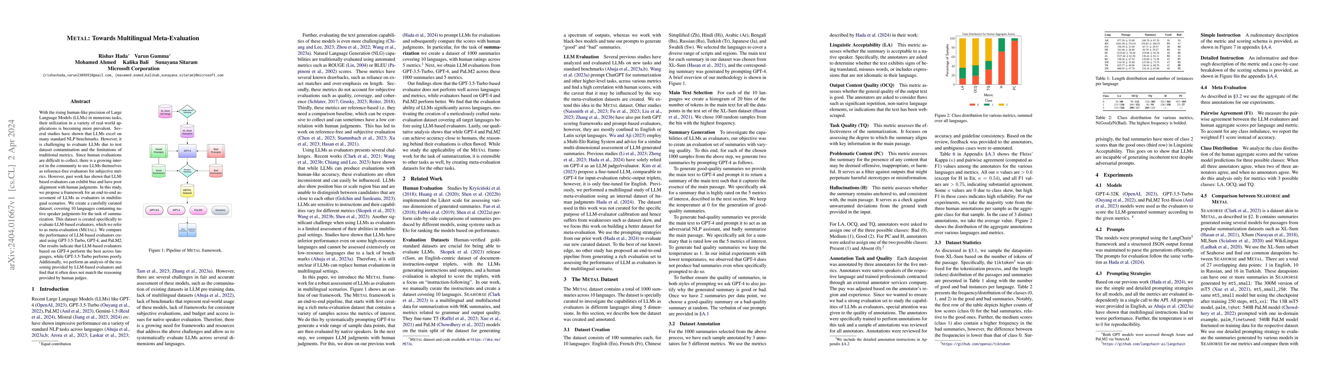 Thumbnail for METAL: Towards Multilingual Meta-Evaluation