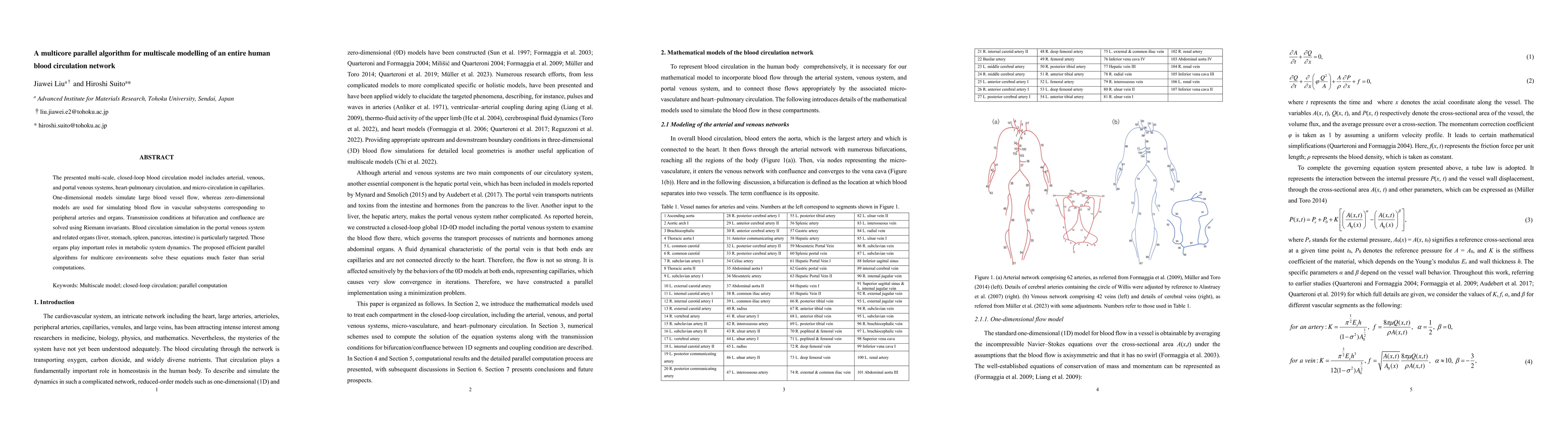 Thumbnail for A multicore parallel algorithm for multiscale modelling of an entire
  human blood circulation network