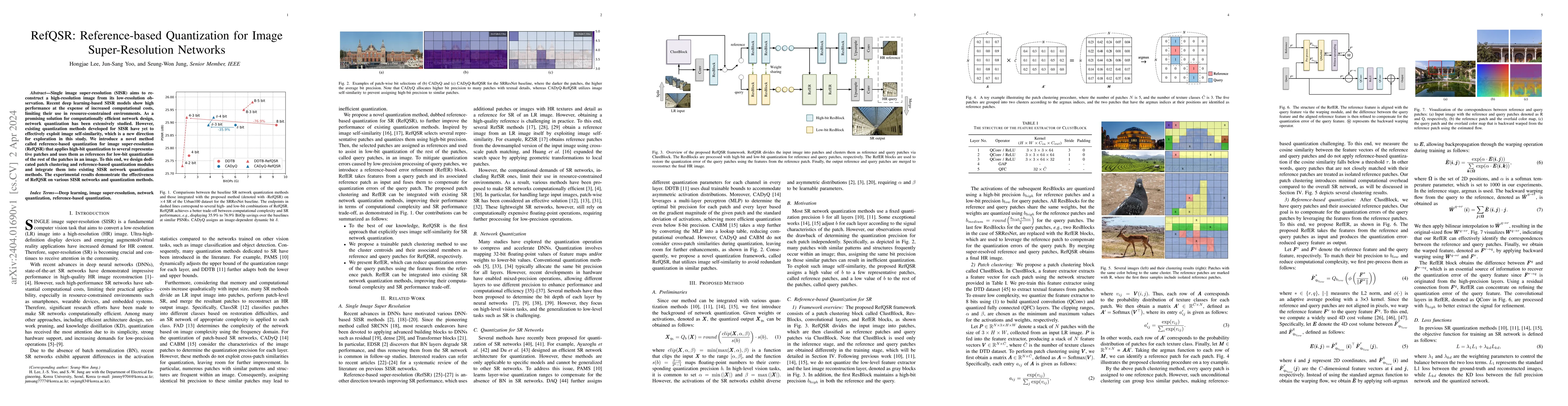 Thumbnail for RefQSR: Reference-based Quantization for Image Super-Resolution Networks