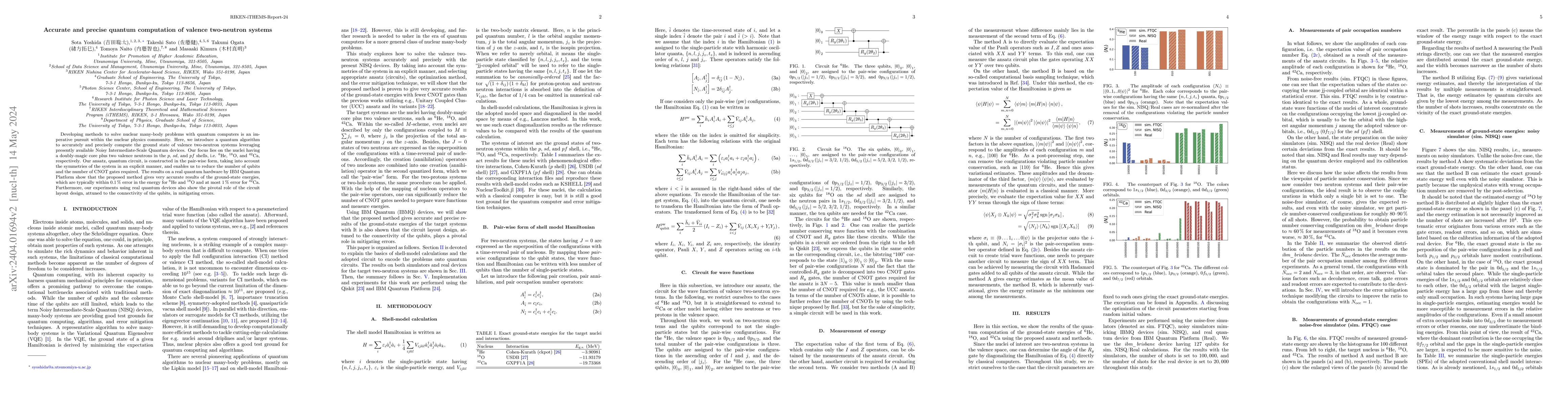 Thumbnail for Accurate and precise quantum computation of valence two-neutron systems