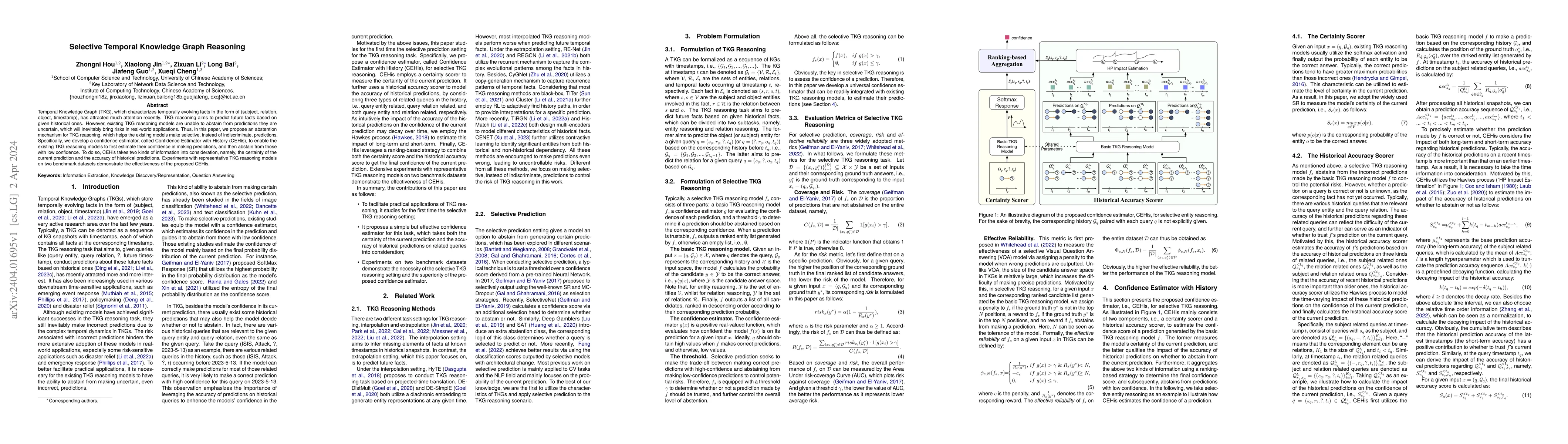 Thumbnail for Selective Temporal Knowledge Graph Reasoning