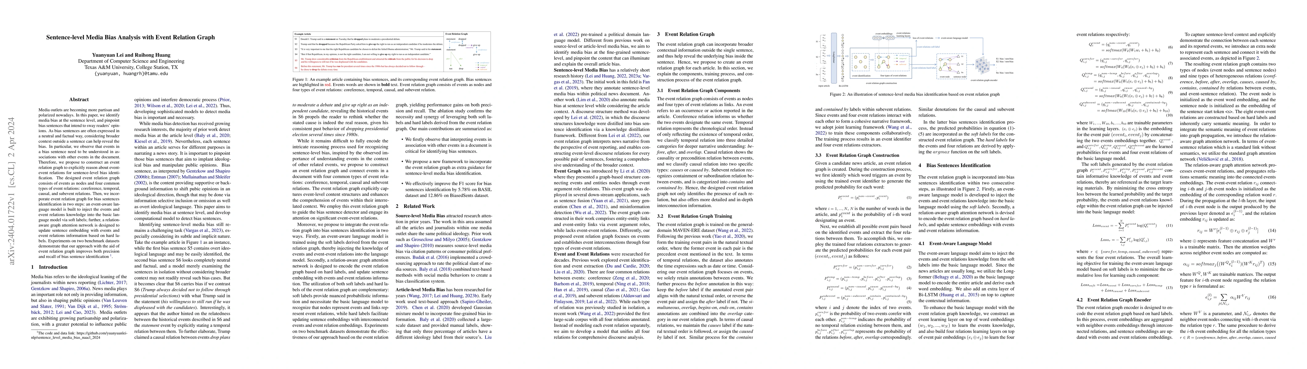 Thumbnail for Sentence-level Media Bias Analysis with Event Relation Graph
