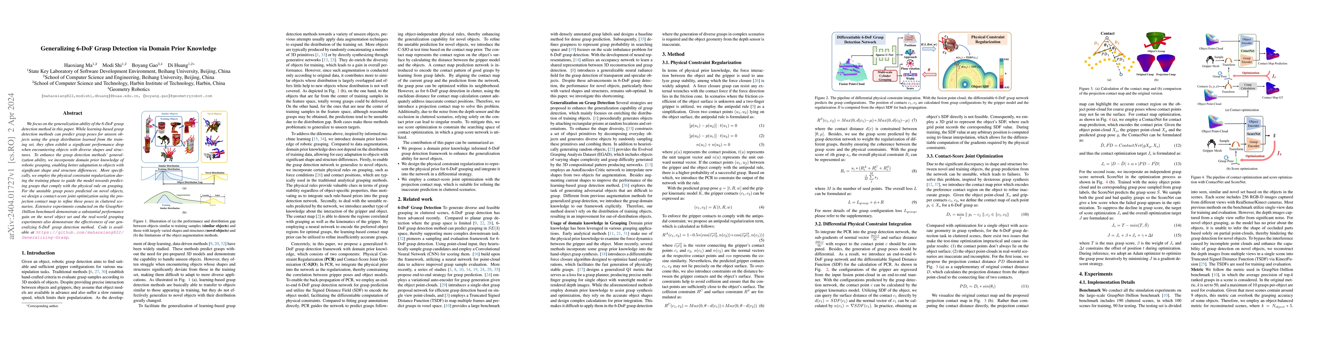 Thumbnail for Generalizing 6-DoF Grasp Detection via Domain Prior Knowledge