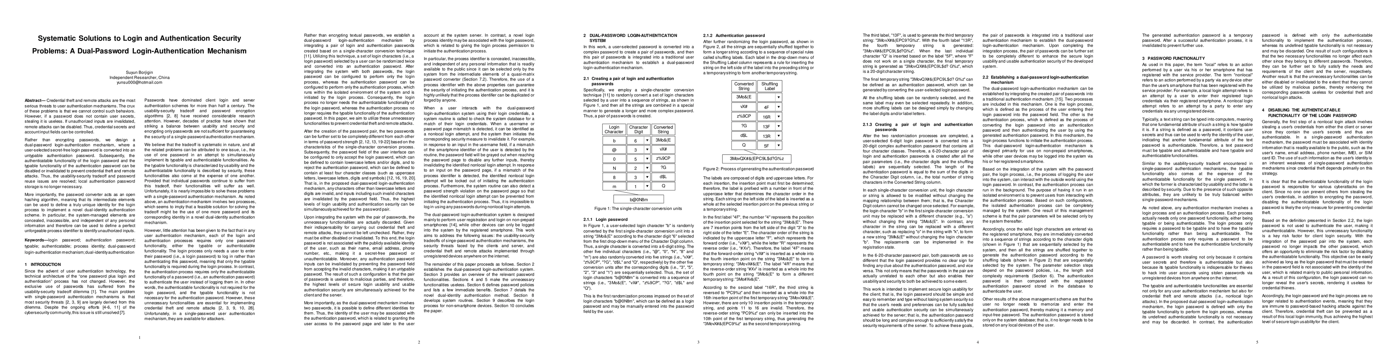 Thumbnail for Systematic Solutions to Login and Authentication Security Problems: A
  Dual-Password Login-Authentication Mechanism