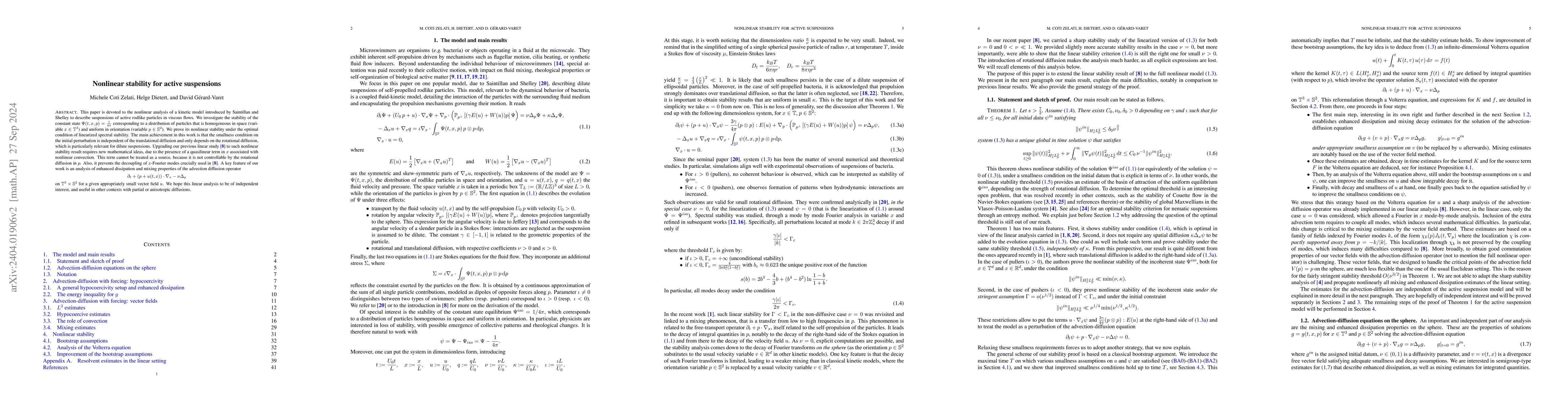 Thumbnail for Nonlinear stability for active suspensions