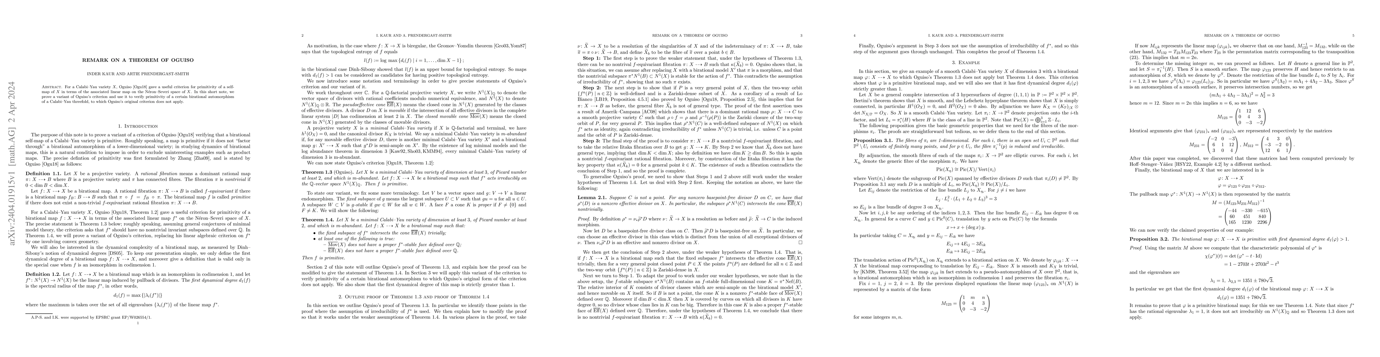 Thumbnail for Remark on a theorem of Oguiso