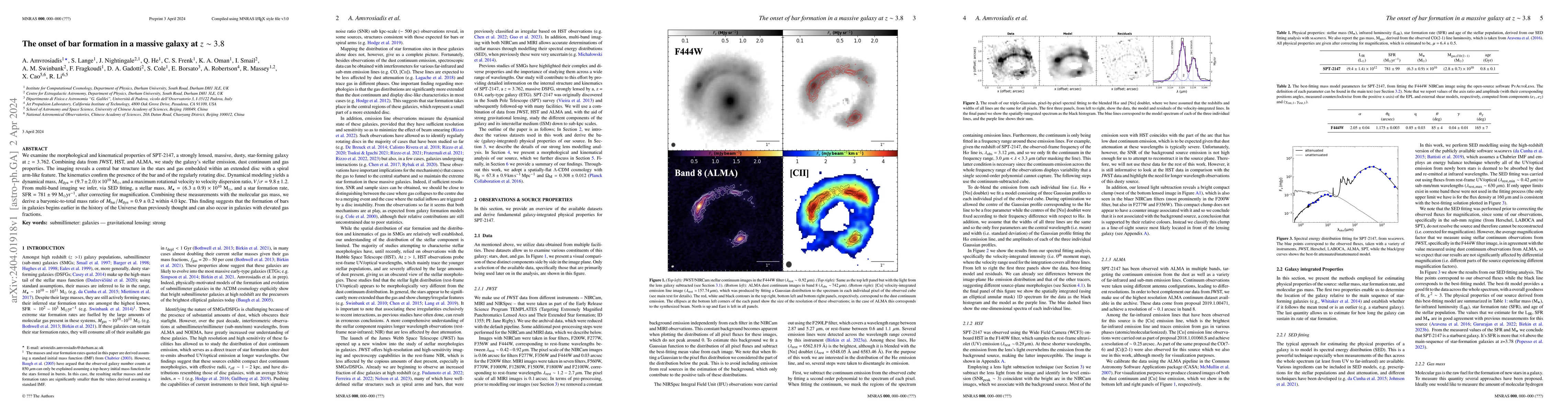 Thumbnail for The onset of bar formation in a massive galaxy at $z \sim 3.8$