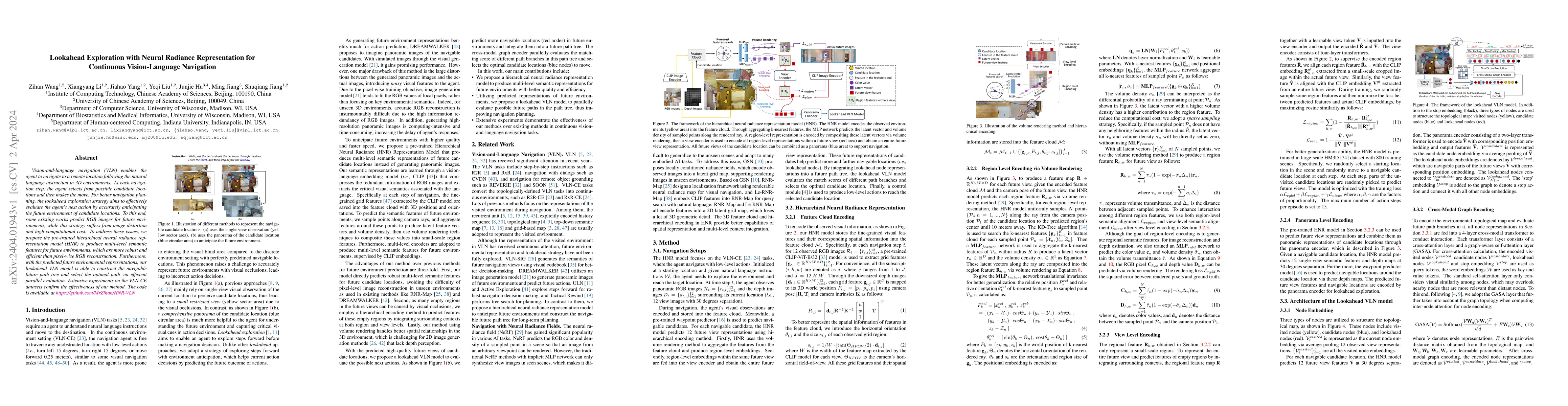 Thumbnail for Lookahead Exploration with Neural Radiance Representation for Continuous
  Vision-Language Navigation