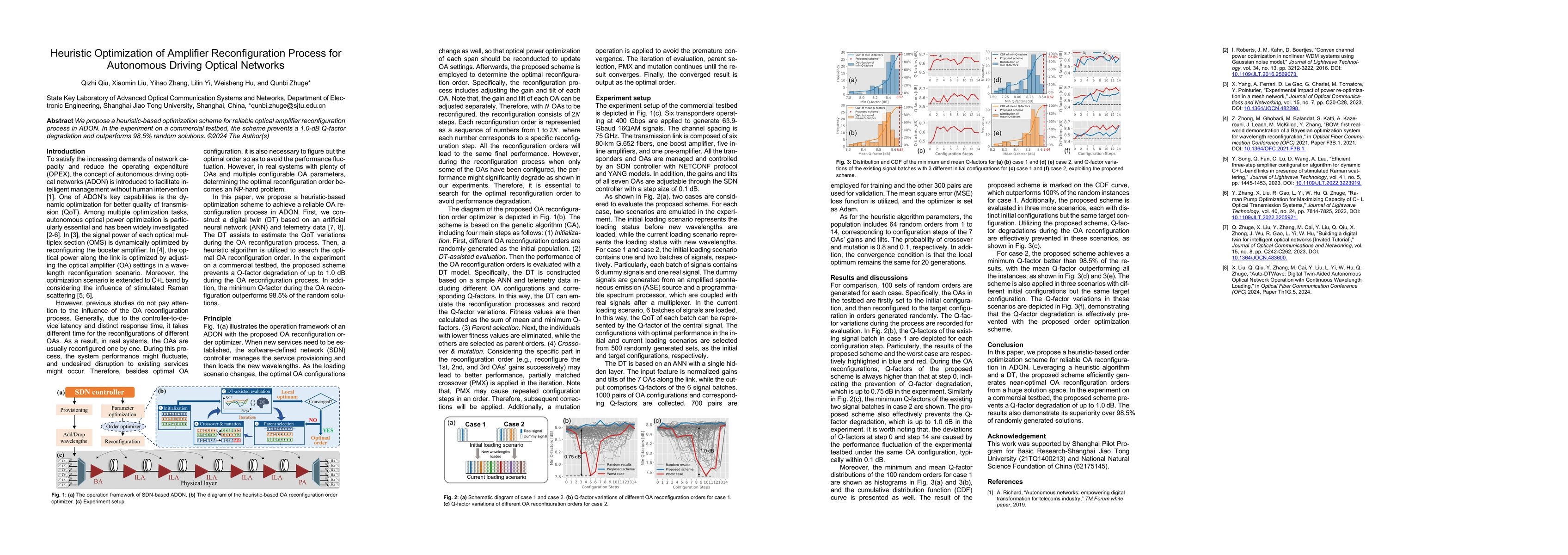 Thumbnail for Heuristic Optimization of Amplifier Reconfiguration Process for
  Autonomous Driving Optical Networks