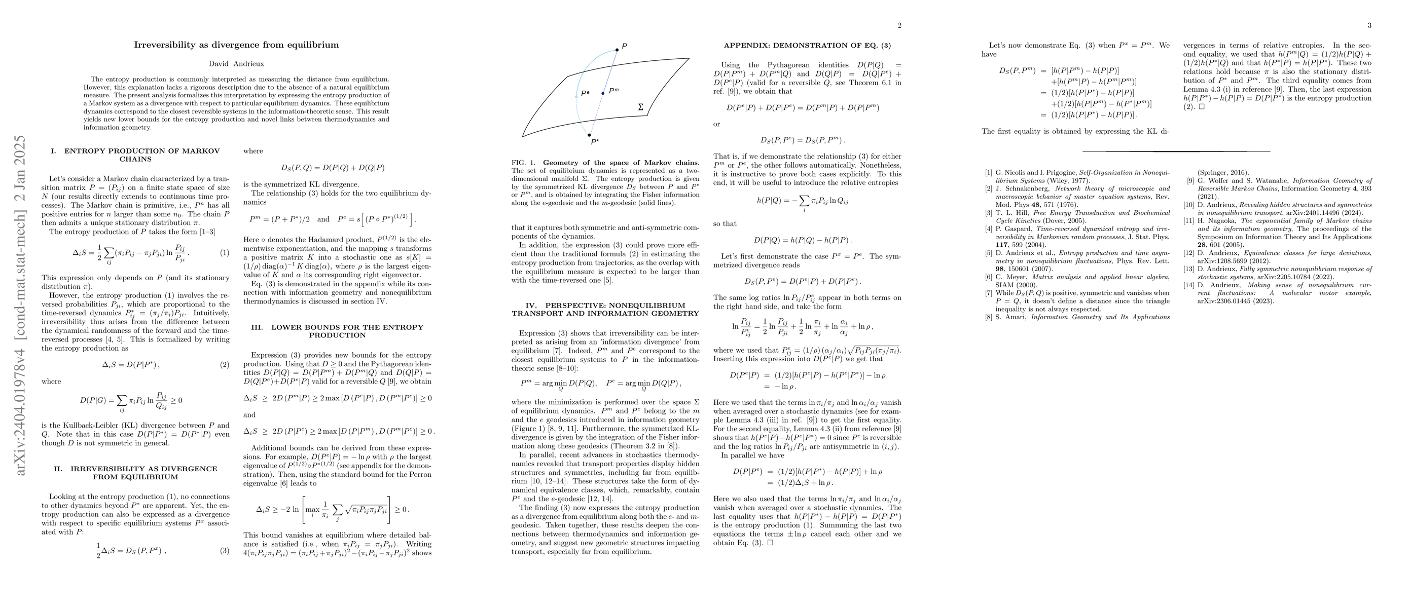 Thumbnail for Irreversibility as divergence from equilibrium