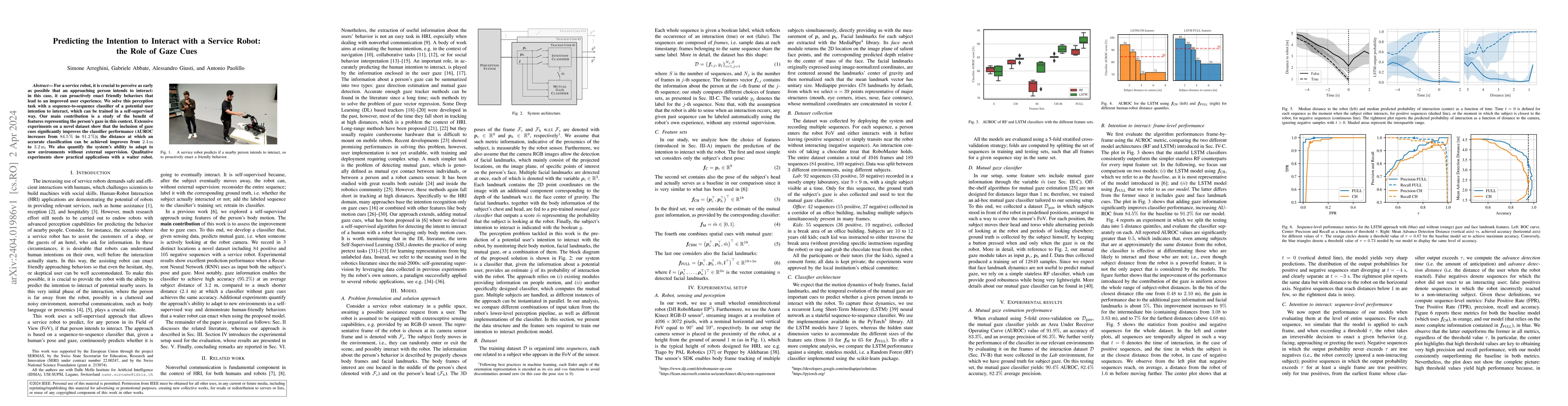 Thumbnail for Predicting the Intention to Interact with a Service Robot:the Role of
  Gaze Cues
