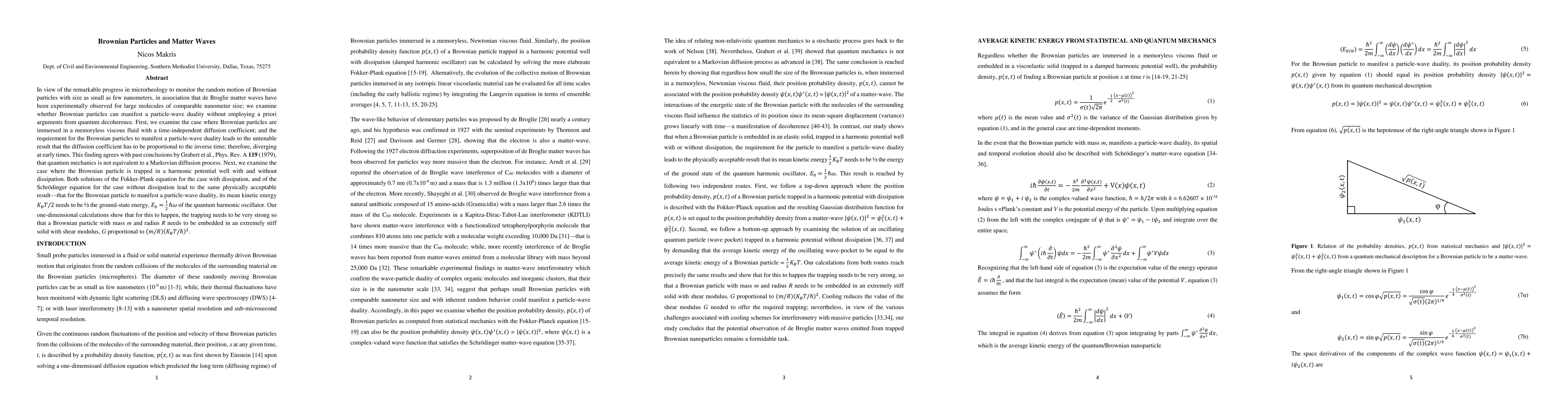Thumbnail for Brownian Particles and Matter Waves