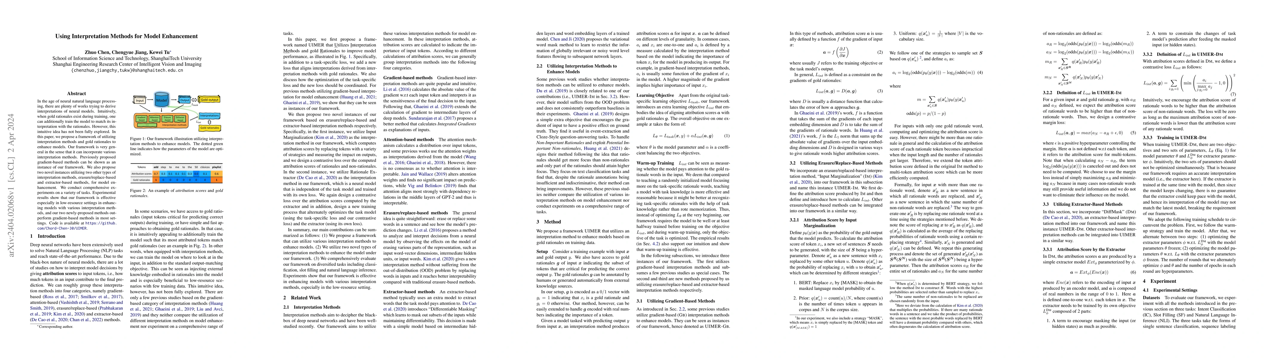 Thumbnail for Using Interpretation Methods for Model Enhancement