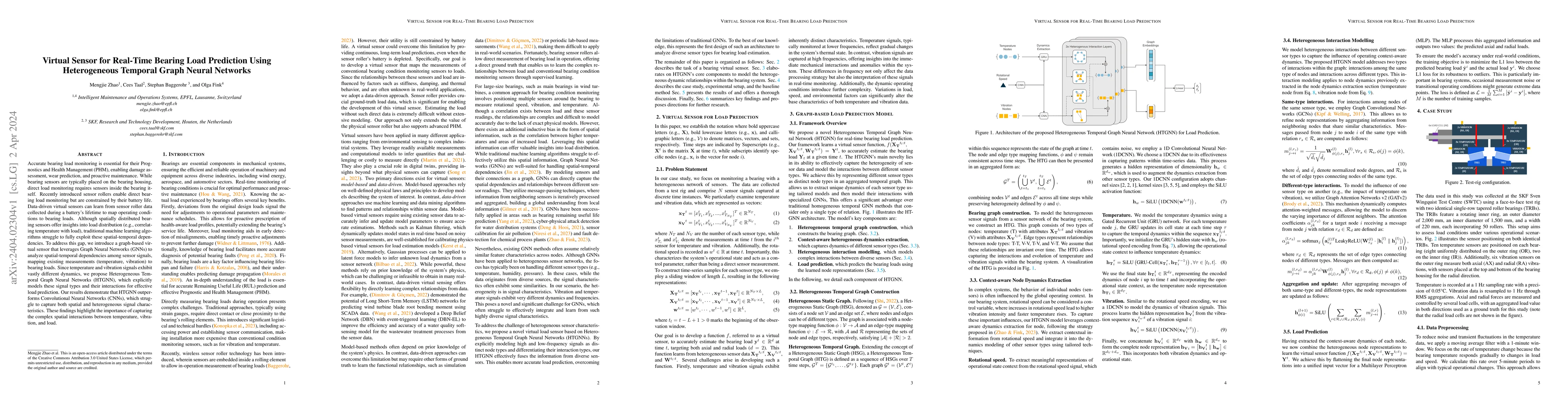 Thumbnail for Virtual Sensor for Real-Time Bearing Load Prediction Using Heterogeneous
  Temporal Graph Neural Networks