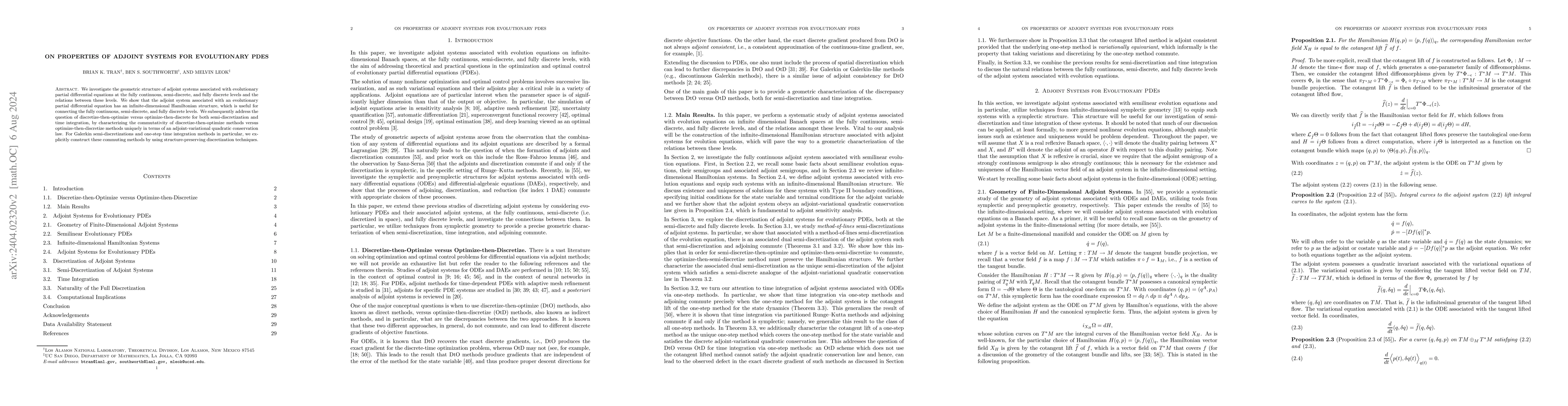 Thumbnail for On Properties of Adjoint Systems for Evolutionary PDEs