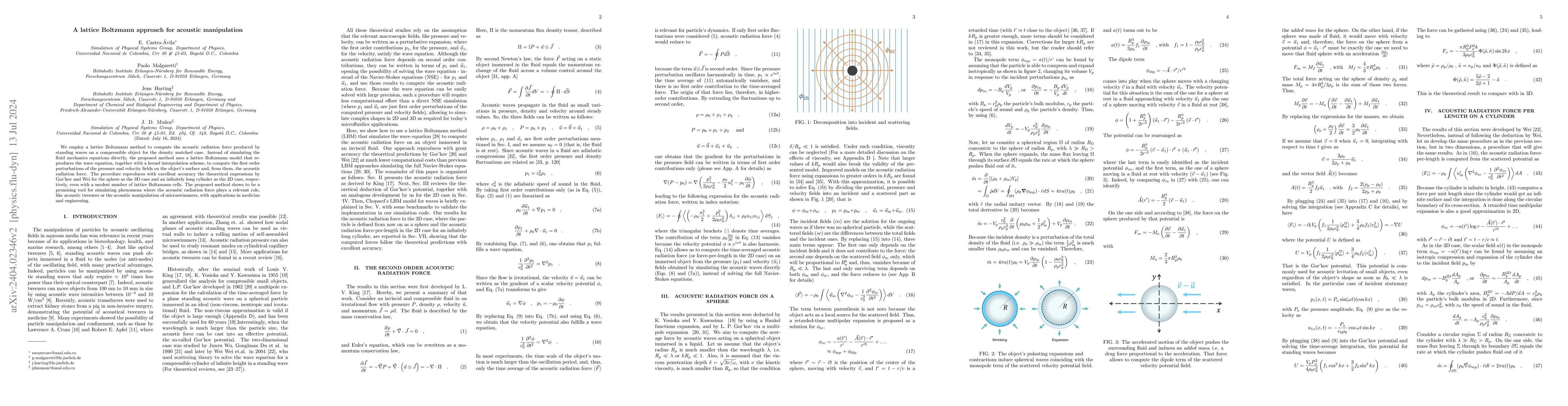 Thumbnail for A lattice Boltzmann approach for acoustic manipulation