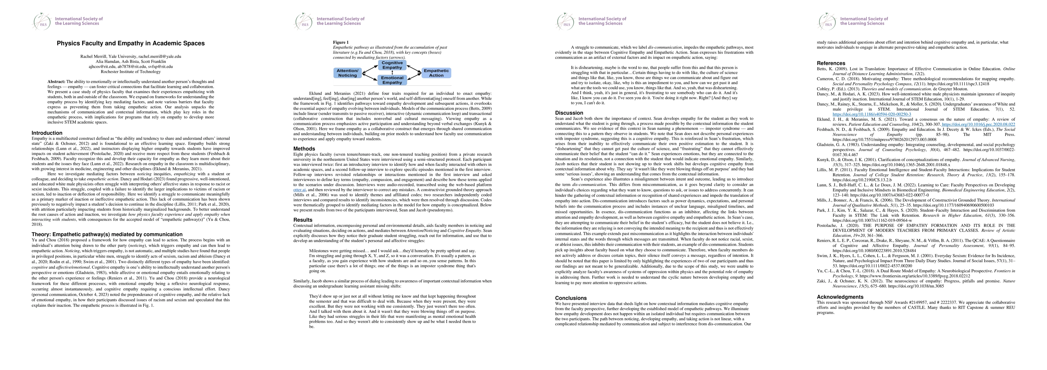 Thumbnail for Physics Faculty and Empathy in Academic Spaces