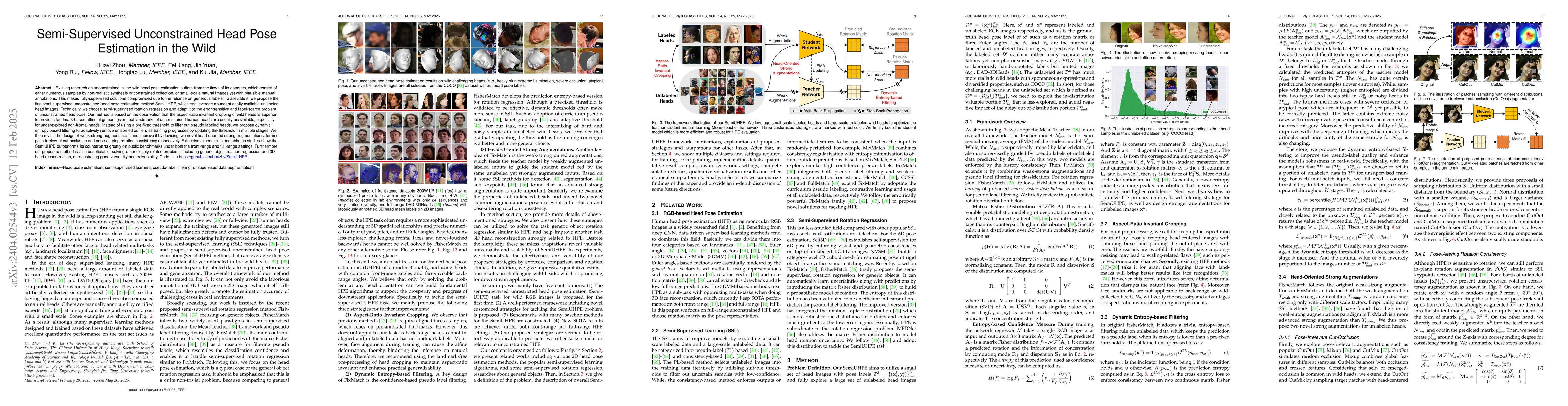 Thumbnail for Semi-Supervised Unconstrained Head Pose Estimation in the Wild