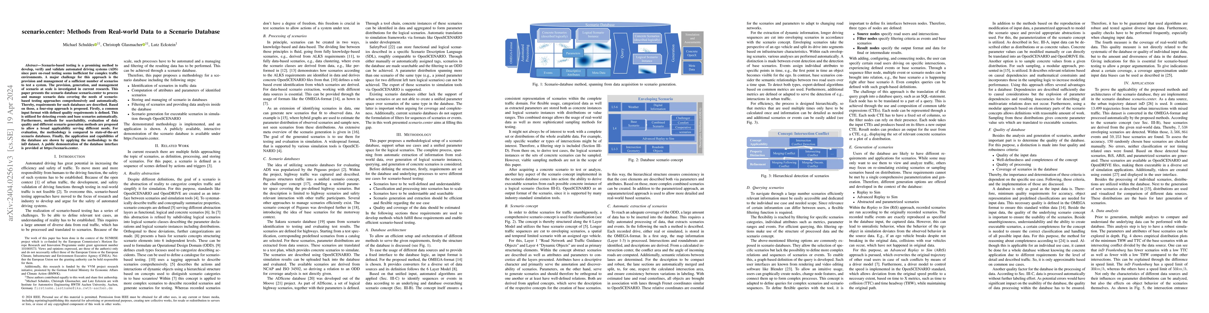 Thumbnail for scenario.center: Methods from Real-world Data to a Scenario Database