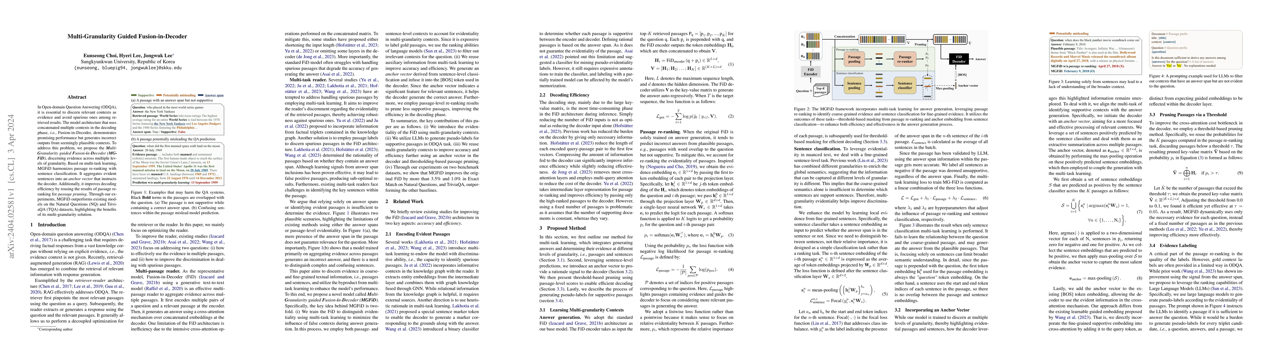 Thumbnail for Multi-Granularity Guided Fusion-in-Decoder