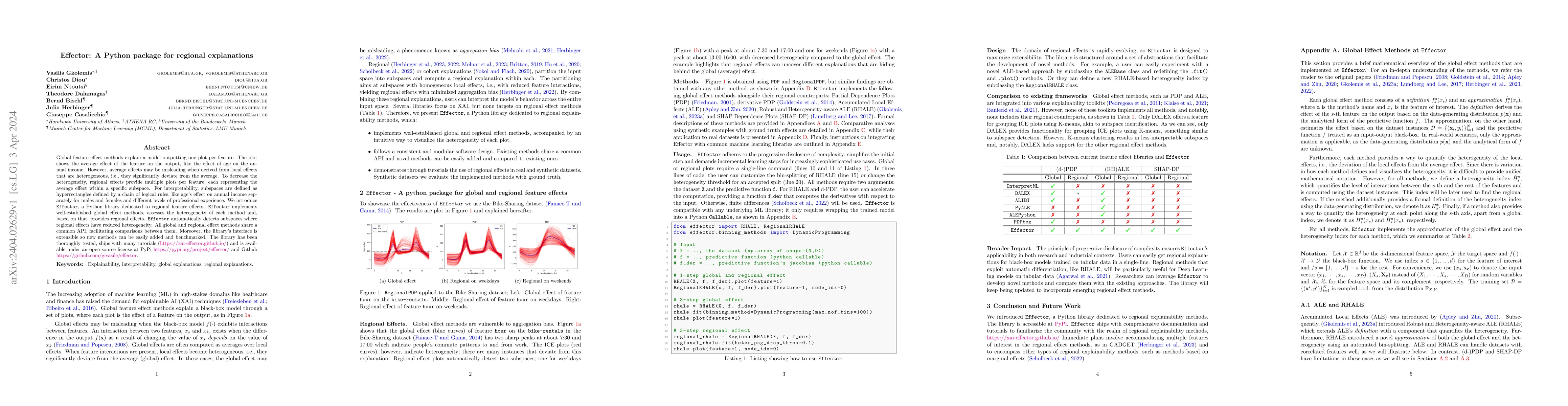 Thumbnail for Effector: A Python package for regional explanations