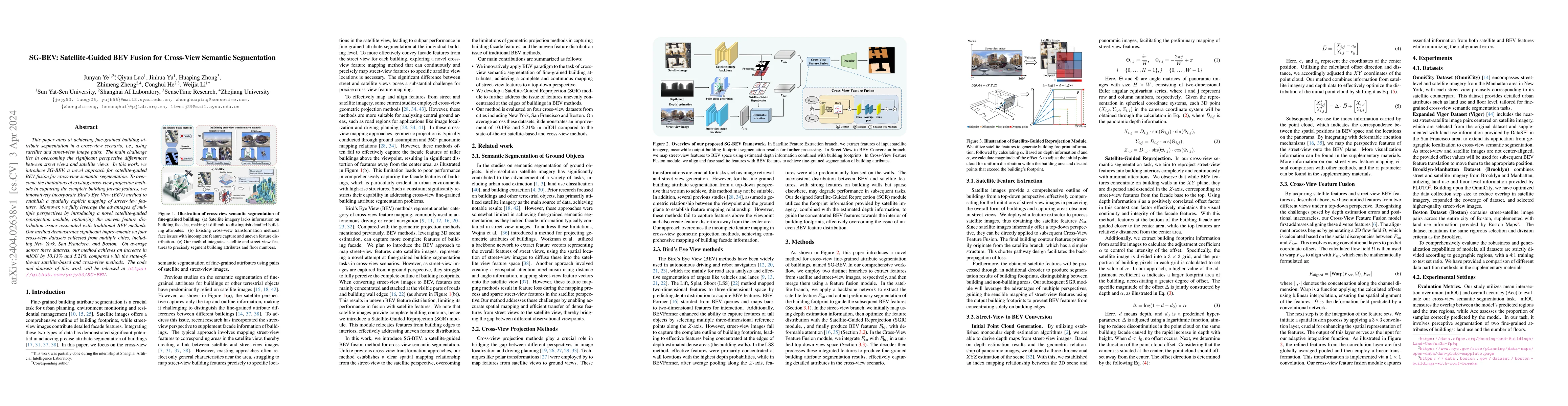 Thumbnail for SG-BEV: Satellite-Guided BEV Fusion for Cross-View Semantic Segmentation