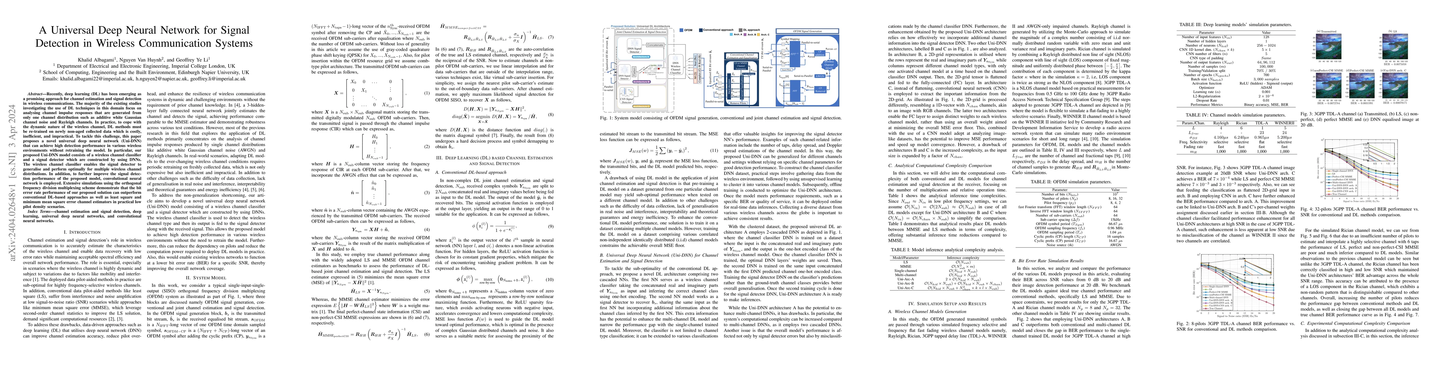 Thumbnail for A Universal Deep Neural Network for Signal Detection in Wireless
  Communication Systems