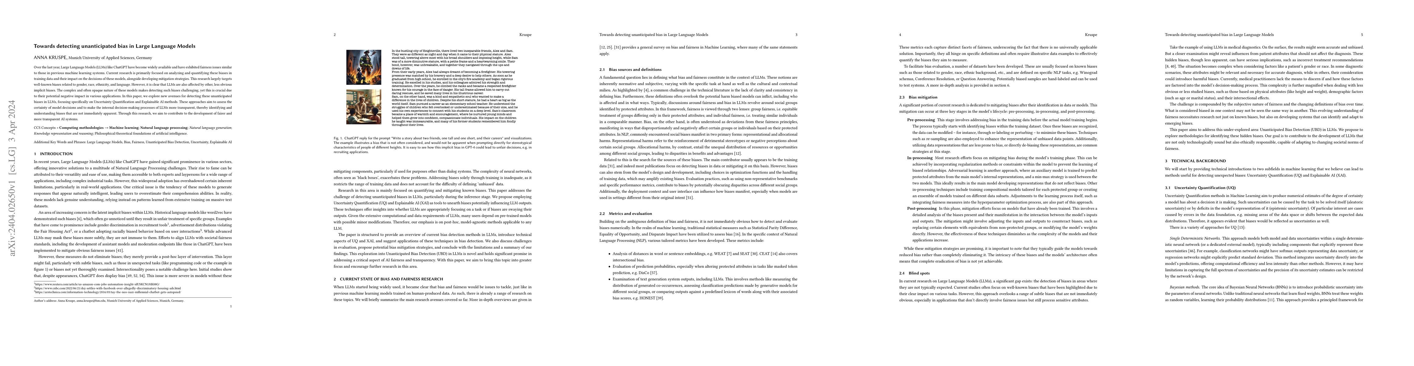 Thumbnail for Towards detecting unanticipated bias in Large Language Models
