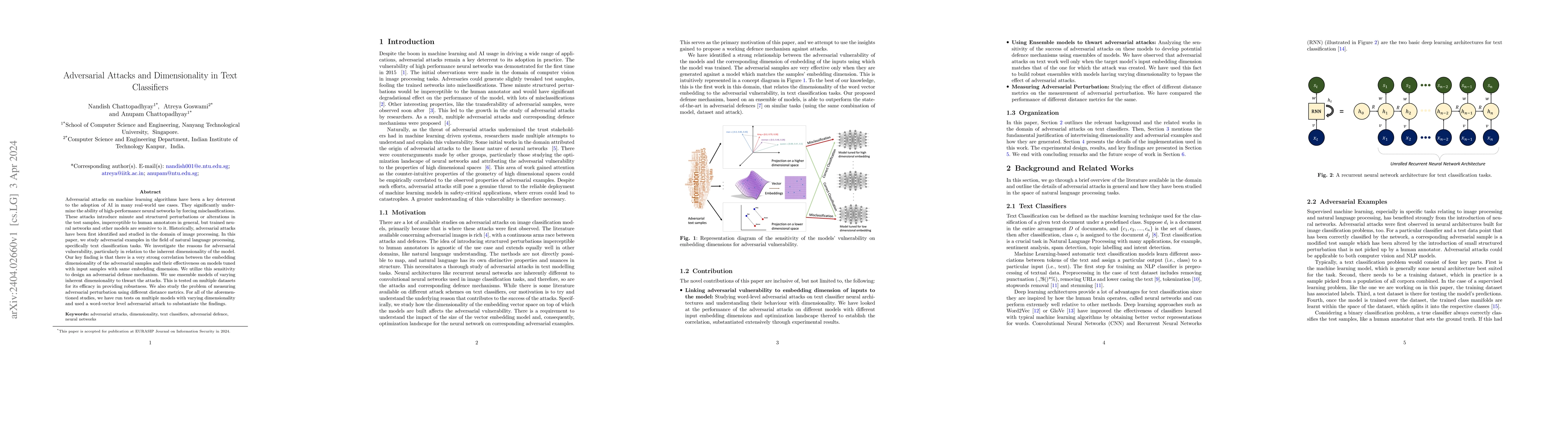 Thumbnail for Adversarial Attacks and Dimensionality in Text Classifiers