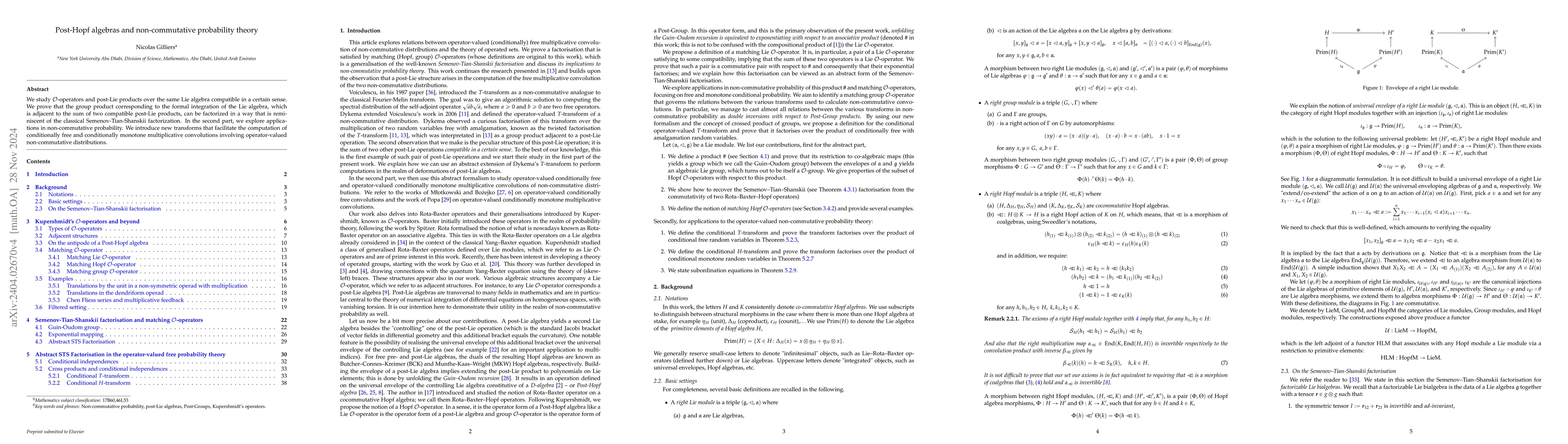 Thumbnail for Geometry of Kupershmidt's operators and non-commutative probability
  theory