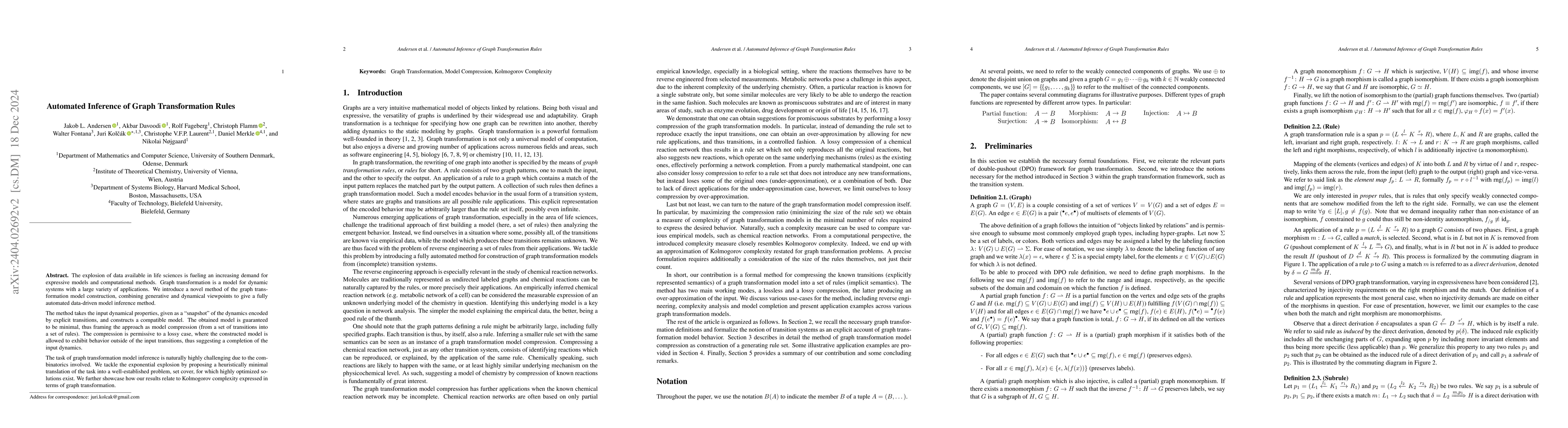 Thumbnail for Automated Inference of Graph Transformation Rules