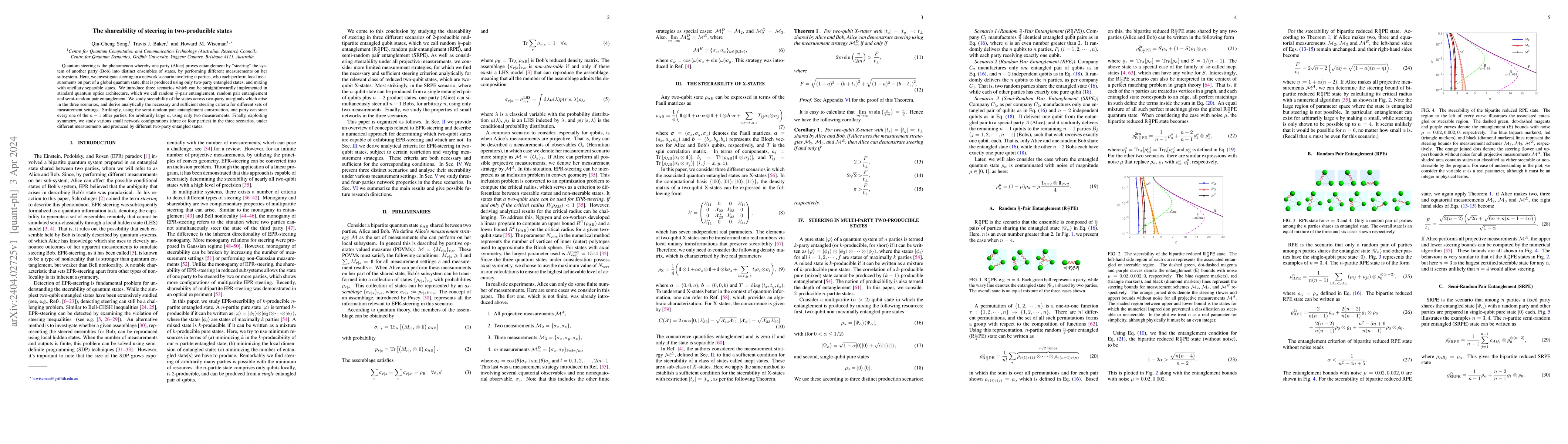 Thumbnail for Shareability of steering in 2-producible states