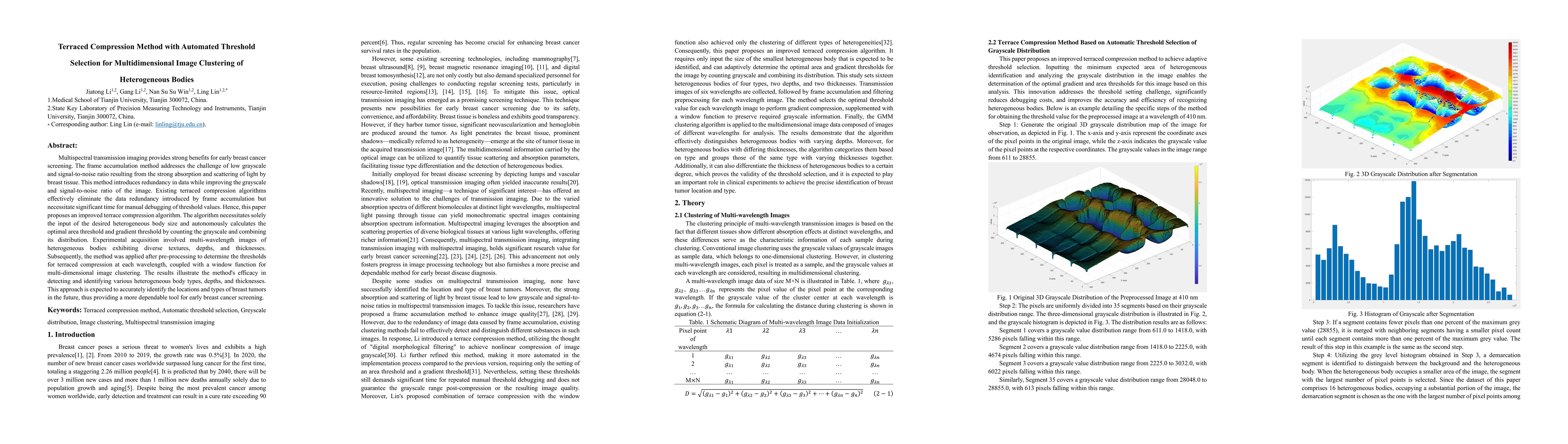 Thumbnail for Terraced Compression Method with Automated Threshold Selection for
  Multidimensional Image Clustering of Heterogeneous Bodies