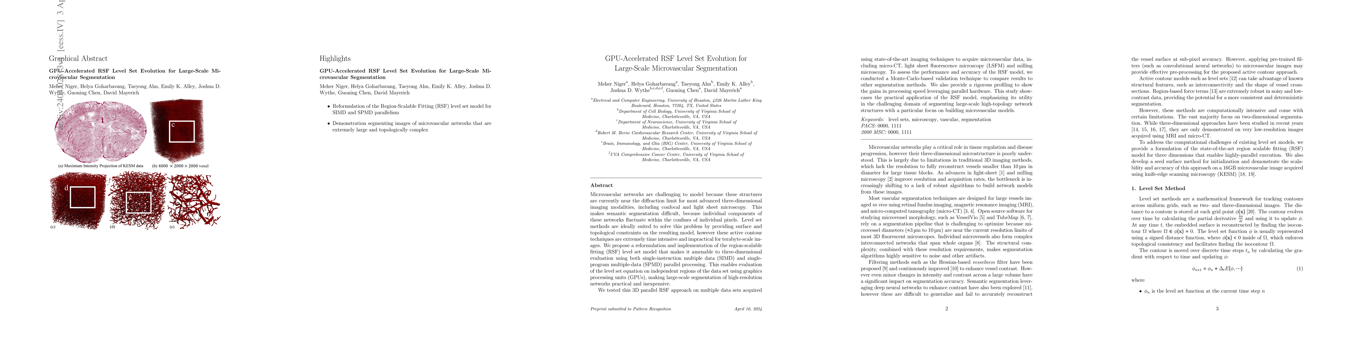 Thumbnail for GPU-Accelerated RSF Level Set Evolution for Large-Scale Microvascular
  Segmentation