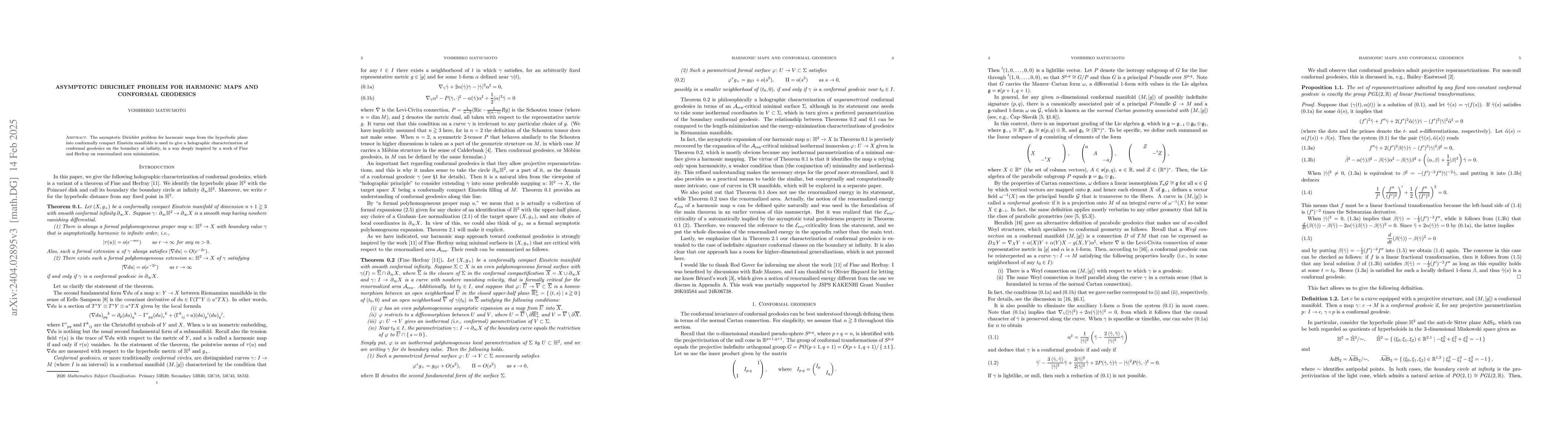 Thumbnail for Renormalized energy of proper maps and conformal geodesics