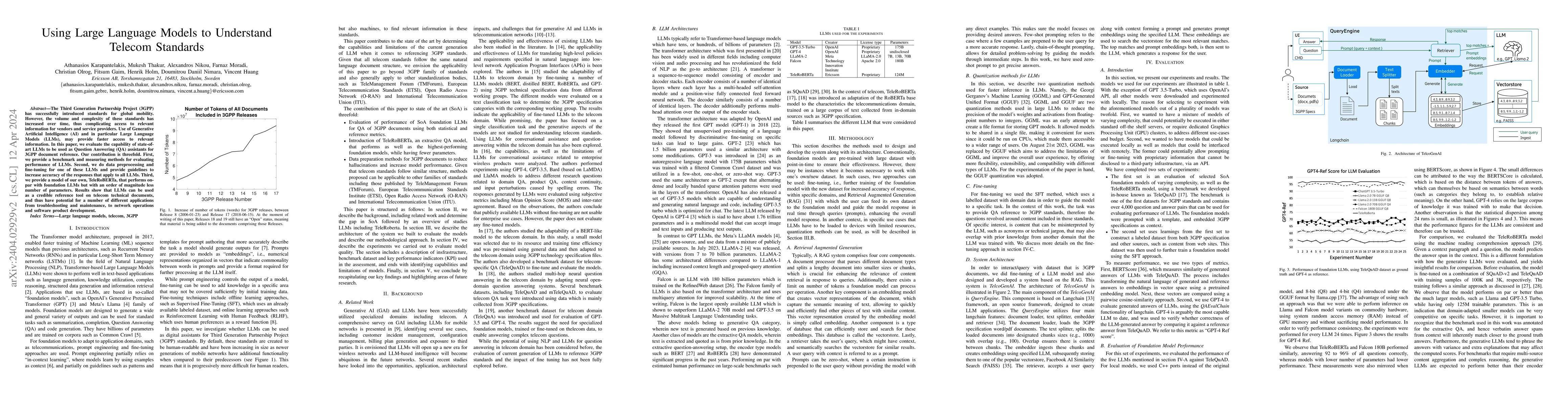Thumbnail for Using Large Language Models to Understand Telecom Standards
