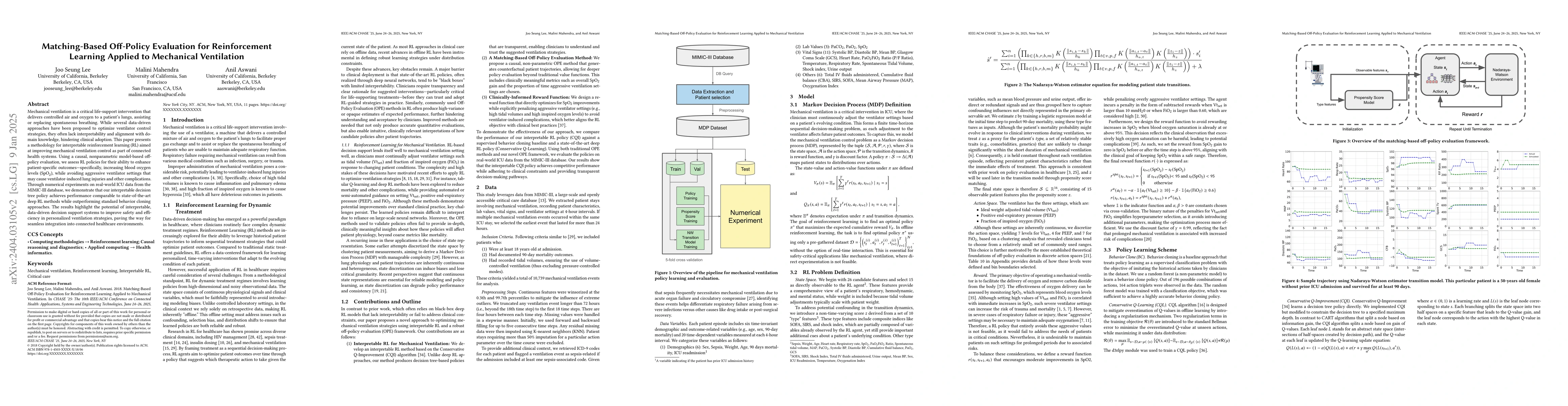 Thumbnail for Methodology for Interpretable Reinforcement Learning for Optimizing
  Mechanical Ventilation